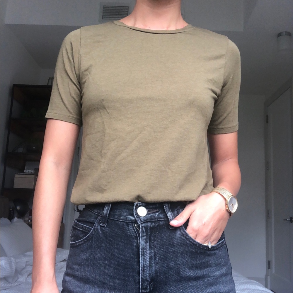 Universal Standard Xs T-shirt Olive